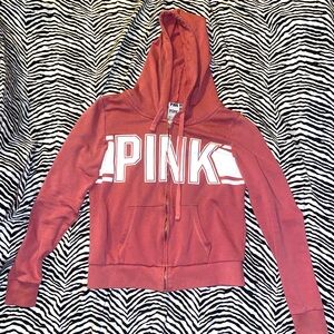 PINK - Victoria's Secret PINK Victoria’s Secret Pink Full Zip Hoodie